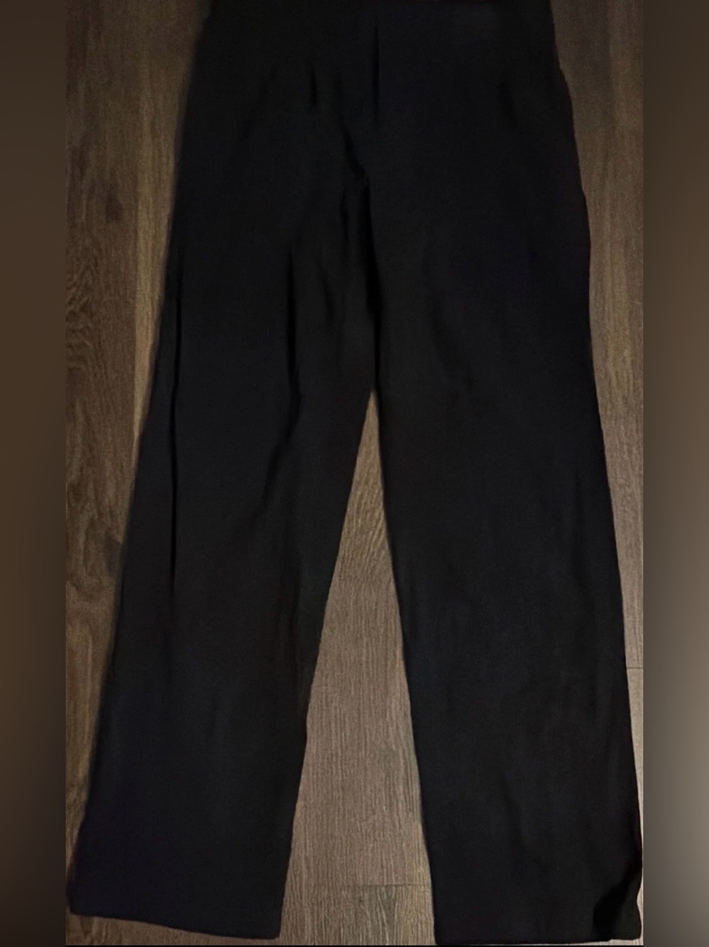 George Black Tailored Pants with Subtle Sheen